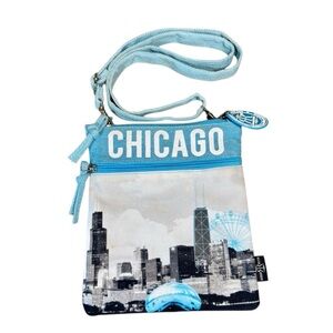 Robin Ruth Blue and White Chicago Bag